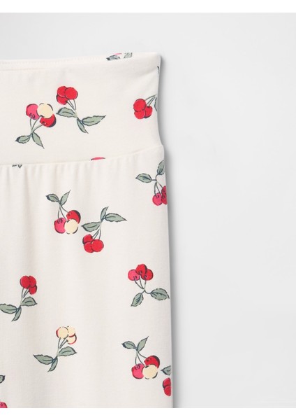 Kız Çocuk Kırık Beyaz Flare Legging Tayt fiyatları