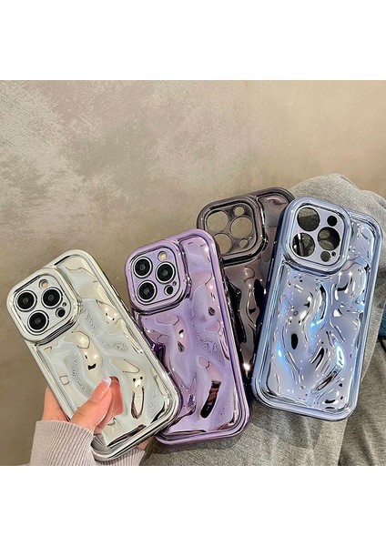 Apple iPhone 11 Mavi Hologram Kabartmalı Parlak Silikon Telefon Kılıfı fiyatları