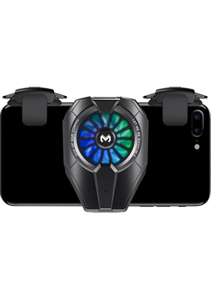 DL05 Rgb Radyatör Tablet ve Telefon Soğutucu Fan - Siyah Gnzrz