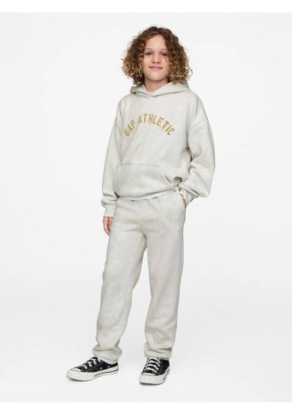 Erkek Çocuk Gri Vintagesoft Fleece Eşofman Altı