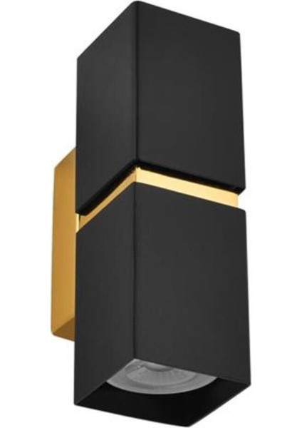 Çift Yönlü Iç Mekan Aplik 2*7W/6500K Siyah Gold Md-A 5187-21
