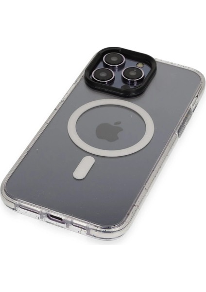 Apple iPhone 14 Pro Max Kılıf Tigra Magsafe Kapak - Beyaz Gnzrz