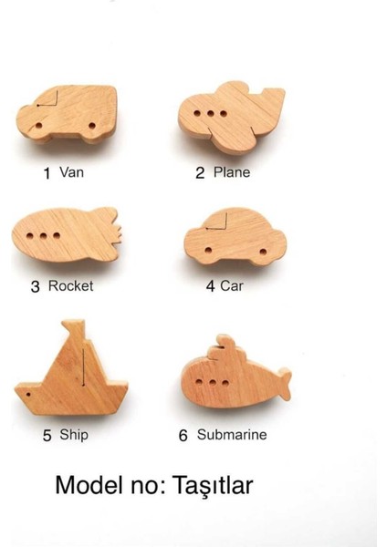 6 Adet! Bebek Odası Ahşap Çekmece/dolap Kulpu, Figürlü Kulp, Bebek Çocuk Odası Taşıtlar Şifonyer Kulpu fiyatları