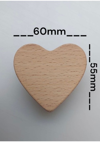 3 Adet! Kalpli Bebek Odası Ahşap Çekmece/dolap Kulpu Figürlü Kulp, Kalp Şekilli Çekmece Kulp fiyatları