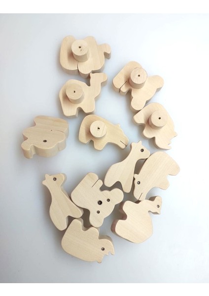 6 Adet! Bebek Odası Ahşap Çekmece/dolap Kulpu Figürlü Kulp, Bebek Çocuk Odası Figürlü Mobilya Kulpu fiyatları