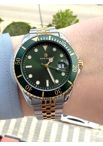 Kadranı Yeşil Spor Goldgümüş Erkek Kol Saati fiyatları