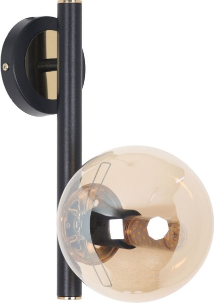 Libra Siyah Gold Bal Camlı Aplik
