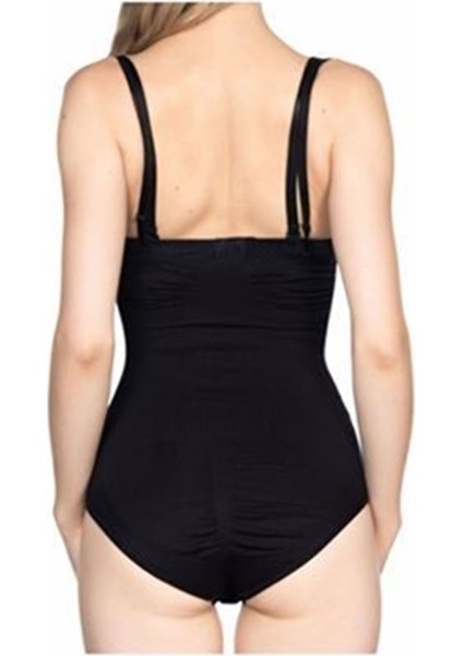 Siyah Açık Göğüs Çıtçıtlı Dikişsiz Korse - 756 - Beden Xxl Glstd fiyatları