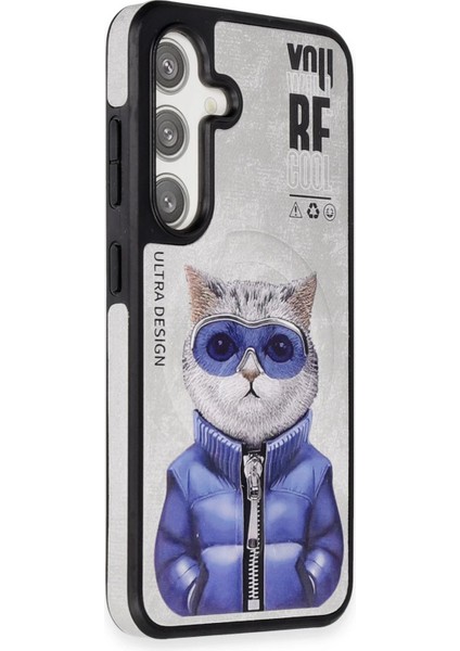 Samsung Galaxy S24 Fun Magsafe Kapak - Titan Gri Gnzrz