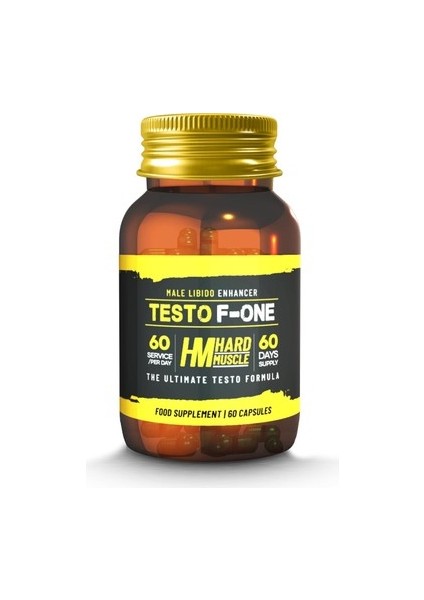 Testo Booster F-One KSM66 Ashw + Fenugreek + Maca +Arginine 60 Kapsül