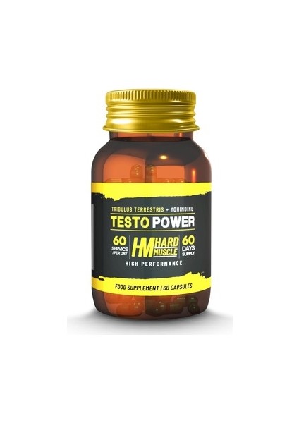 Testo Power Tribulus 60 Kapsül