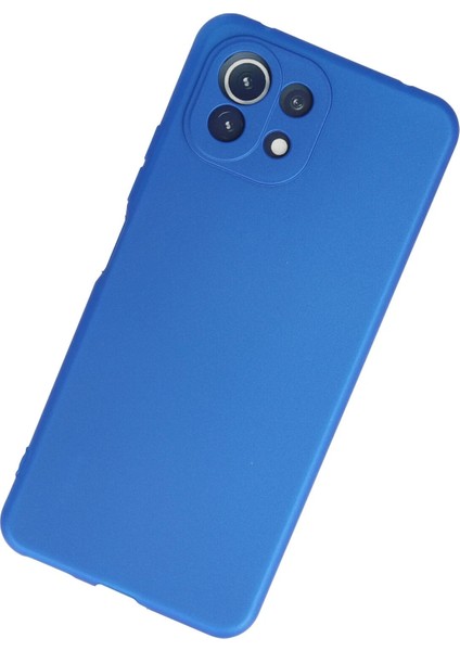 Xiaomi Mi 11 Lite Kılıf First Silikon - Mavi Gnzrz