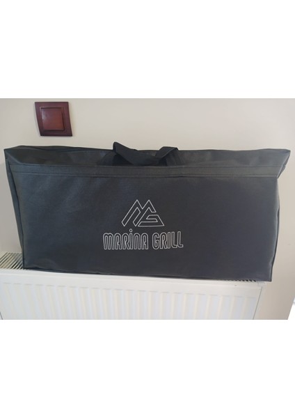Sehpalı Galvaniz Katlanır Ayaklı Mangal 50X30 ( Taşıma Çantalı )