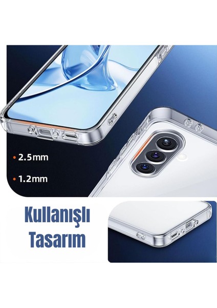 Samsung Galaxy A26 Şeffaf Kılıf Silikon Kılıf Koruyucu Kılıf Slikon Yumuşak - Şeffaf modelleri