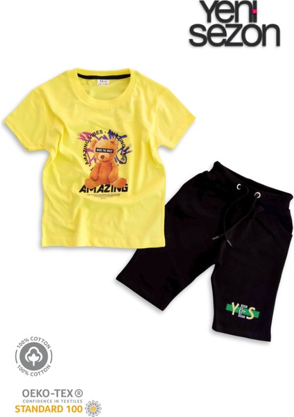 Pamuklu Çocuk Kapri Takımı (Cepli & Kordonlu, 3-12 Yaş)