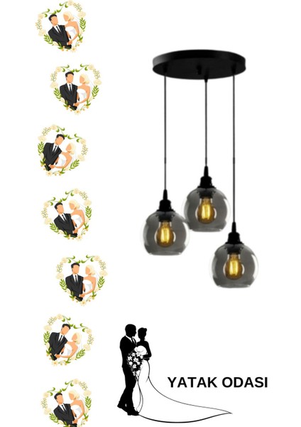 Venüs Özel Set 3 - Çeyizlik Avize - Yatak Odası - Salon - Mutfak - Hol fırsatları