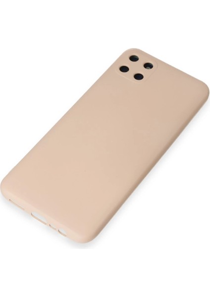 Realme C11 Kılıf Nano Içi Kadife Silikon - Pudra Gnzrz