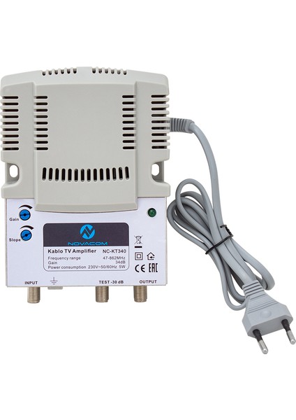 Novacom NC-KT340 47-862MHZ 34DB Kablo Tv Amplifier Hat Yükseltici (5024)