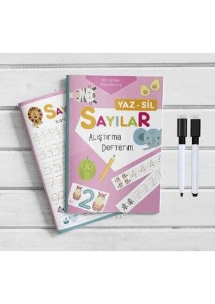 Sayılar Yaz Sil Alıştırma Defterim