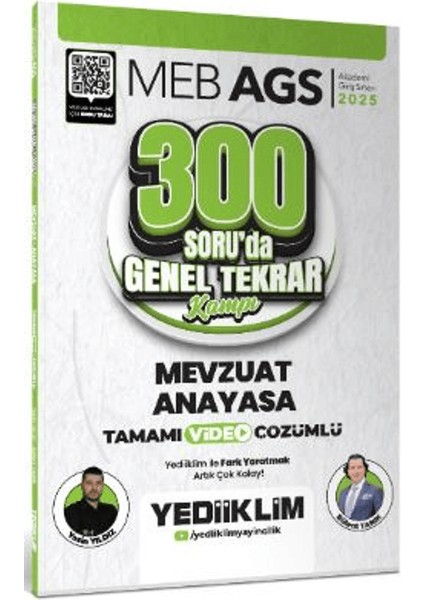 2025 Meb Ags Mevzuat Anayasa 300 Soruda Tamamı Video Çözümlü Genel Tekrar Kamp