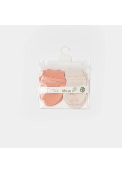 Bibaby Biorganic Hello Safari 2'li Bebek Eldiven 72224 Ekru Kiremit indirimleri