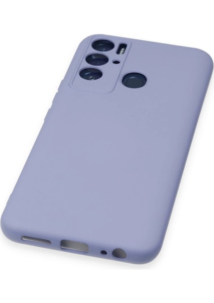 Tecno Pova Neo Kılıf Nano Içi Kadife Silikon - Lila Gnzrz