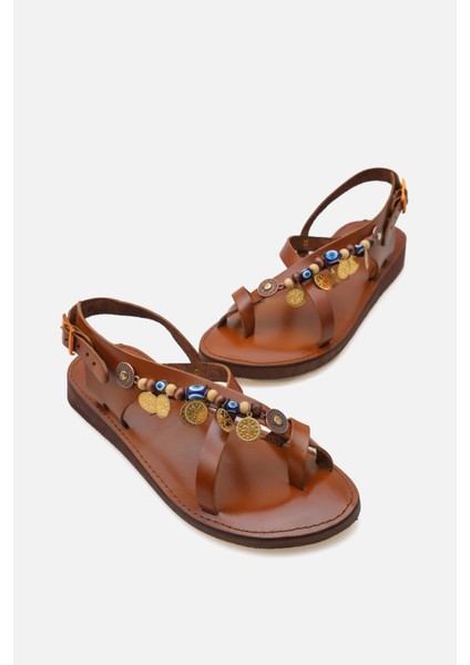 - Günlük Kadın Deri Sandalet