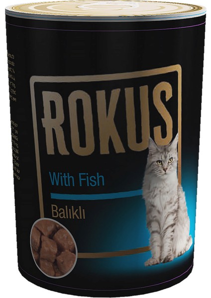 Balıklı Kedi Konservesi 410G ROK240410FHACA1 Glstd