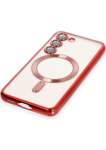 Samsung Galaxy S23 Kılıf Kross Magneticsafe Kapak - Kırmızı Glstd