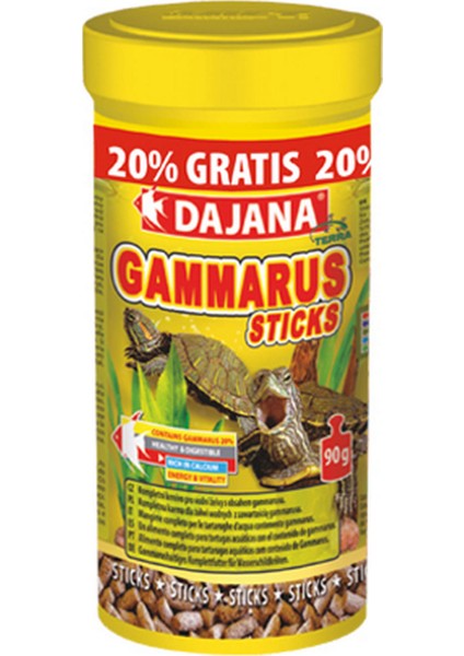 Gammarus Sticks 250 ml + 50 ml Promo 108 gr Glstd