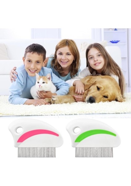 Büro Ev Ofis Evcil Pet Hayvanı Için Tarak Kedi Köpek Bit Tarağı