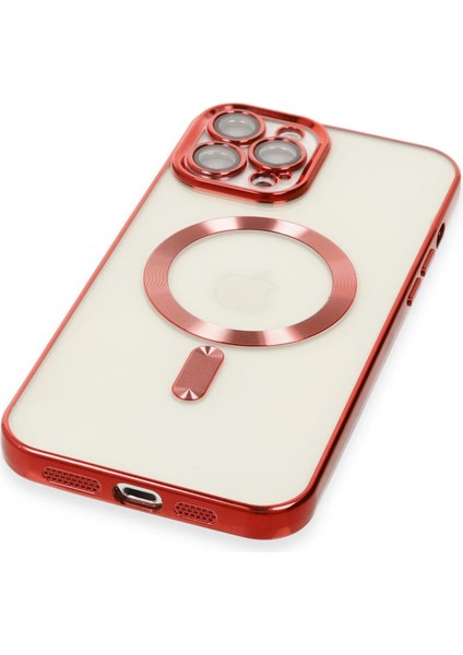 Apple iPhone 12 Pro Max Kılıf Kross Magneticsafe Kapak - Kırmızı Gnzrz