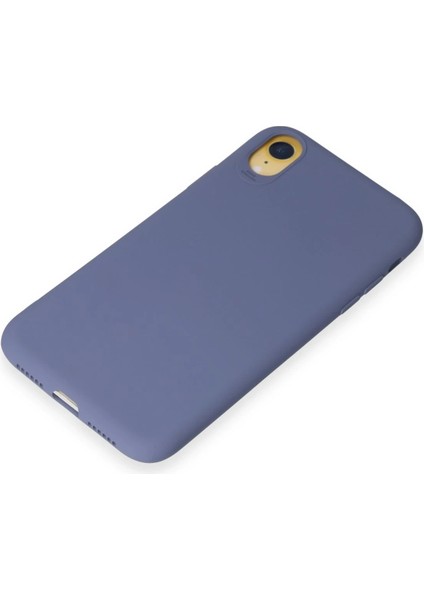 Apple iPhone Xr Kılıf First Silikon - Gri Gnzrz