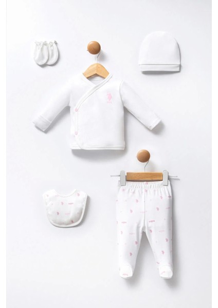 U.s Polo 5'li Hastane Çıkış Seti USB2358 Beyaz