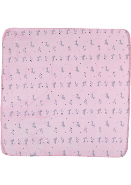 Bibaby Happy Zebra Land Fluffy Bebek Battaniye 64529 Pembe