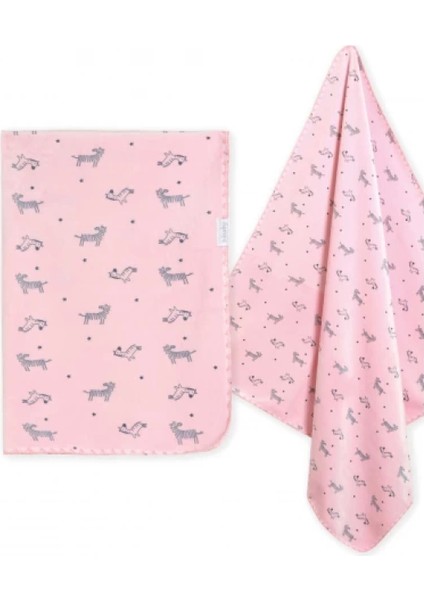 Bibaby Happy Zebra Land Fluffy Bebek Battaniye 64529 Pembe fiyatları