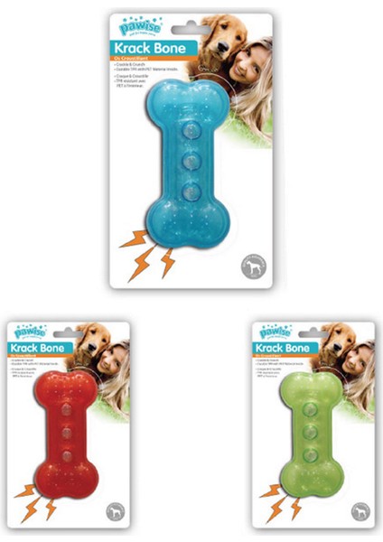 Krack Sesli Kemik Köpek Oyuncağı 14 cm
