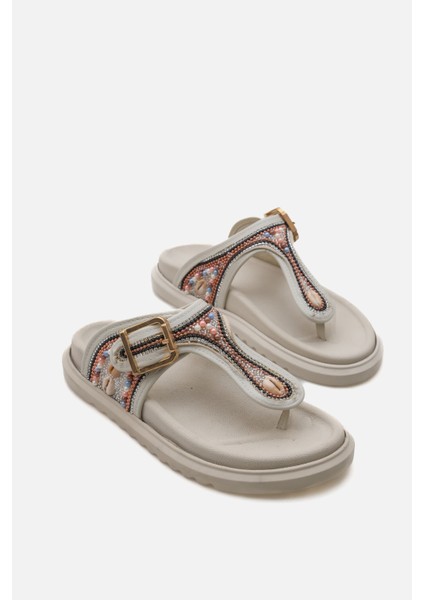 - Günlük Kadın Deri Sandalet