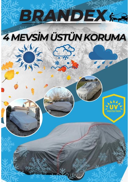 Bmw 520 Sedan ile Uyumlu Lüks Araba Brandası Miflonlu Branda Oto Çadır Örtü