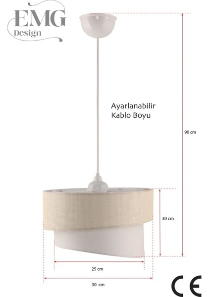 Galaxy Modern Kumaş Başlıklı 2 Katlı Yatak Odası Çocuk Odası Salon Mutfak Hol Avize fırsatları