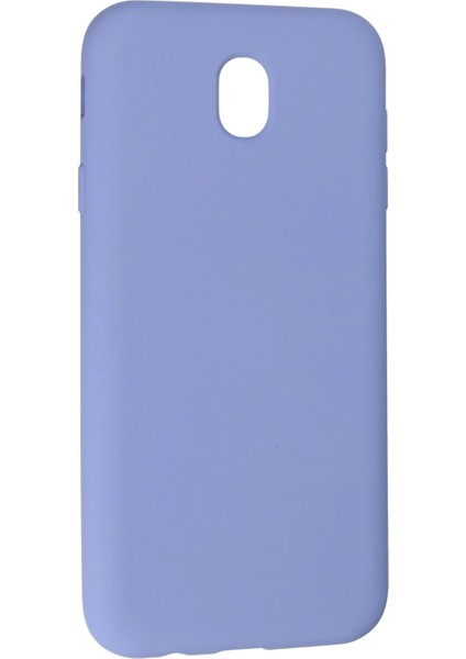 Samsung Galaxy J7 Pro / J730 Kılıf Nano Içi Kadife Silikon - Lila Gnzrz