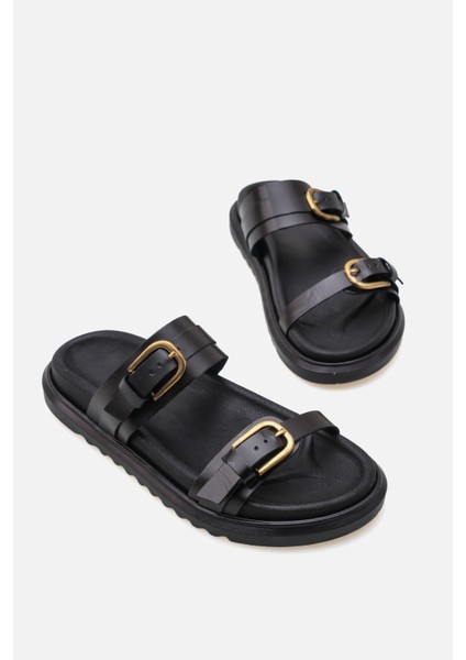 - Günlük Kadın Deri Sandalet