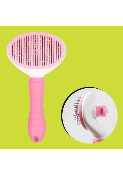 Pratikaı Kendini Temizleyebilen Ergonomik Saplı Kedi & Köpek Tüy Toplayıcı | Konforlu & Etkili