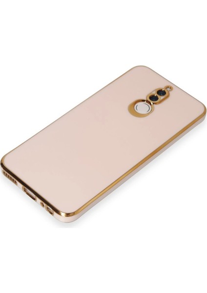 Huawei Mate 10 Lite Kılıf Volet Silikon - Pembe Gnzrz