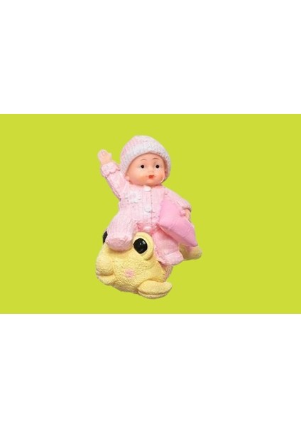 Pratikaı Decotown Pembe Bebek Biblo | Sevimli & Dekoratif