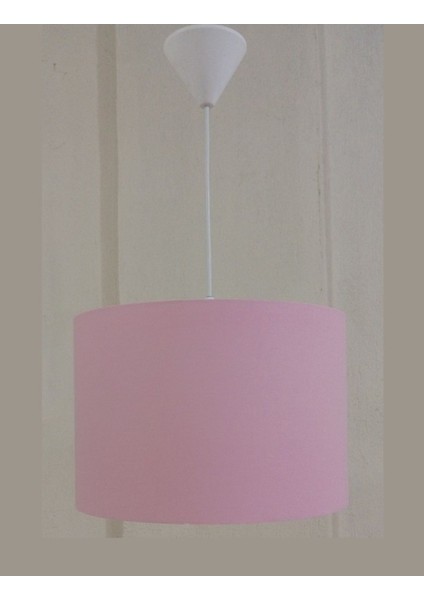 Pembe Kumaş Kaplama Yatak Odası Oturma Odası Çocuk Odası ve Bebek Odası Aydınlatma Sarkıt modelleri