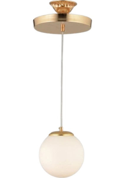 Siva 1'li Modern Hakiki Camlı Gold Sarkıt Avize - Yatak Odası - Salon - Mutfak - Hol fiyatları