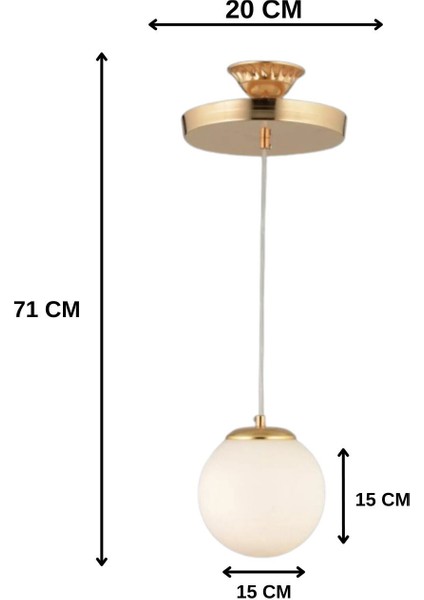 Siva 1'li Modern Hakiki Camlı Gold Sarkıt Avize - Yatak Odası - Salon - Mutfak - Hol modelleri