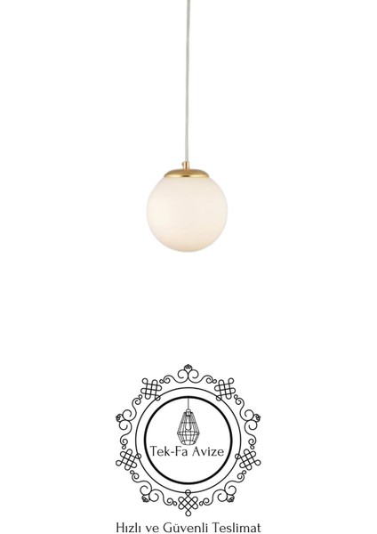 Siva 1'li Modern Hakiki Camlı Gold Sarkıt Avize - Yatak Odası - Salon - Mutfak - Hol fırsatları