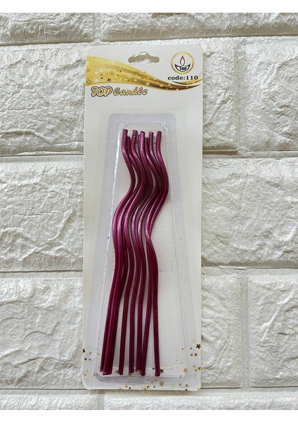 - 8 Adet Pasta Mum Füşya Glstd